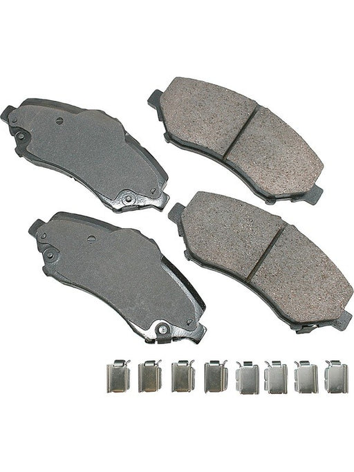 Akebono OEM ProAct Ultra-Premium Ceramic Front Disc Brake Pad ACT1273 Akebono Brake Corporation - Micks Gone Bush
