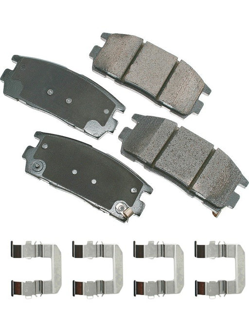Akebono OEM ProAct Ultra-Premium Ceramic Rear Disc Brake Pad ACT1275 Brake Pads Akebono Brake Corporation - Micks Gone Bush