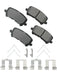 Akebono OEM ProAct Ultra-Premium Ceramic Rear Disc Brake Pad ACT1281 Brake Pads Akebono Brake Corporation - Micks Gone Bush