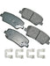Akebono Brake Corporation Premium Ceramic Brake Pads Rear ACT1284B Akebono Brake Corporation - Micks Gone Bush