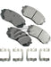 Akebono ProAct Ultra-Premium Ceramic Front Disc Brake Pad Set ACT1295 Brake Pads Akebono Brake Corporation - Micks Gone Bush