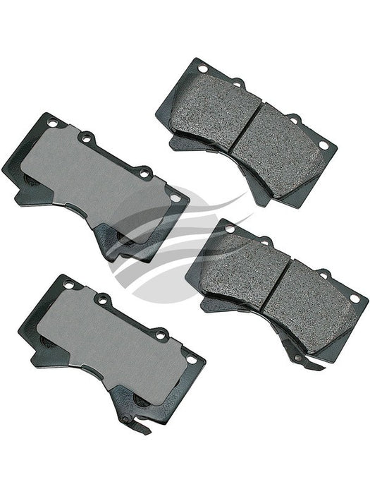 Akebono ProAct Ultra-Premium Ceramic Front Disc Brake Pad Set ACT1303 Akebono Brake Corporation - Micks Gone Bush