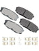 Akebono Brake Corporation Premium Ceramic Brake Pads Rear ACT1304A Akebono Brake Corporation - Micks Gone Bush