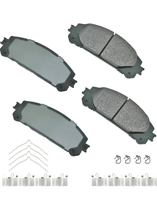 Akebono Brake Corporation Premium Ceramic Brake Pads Front ACT1324A Akebono Brake Corporation - Micks Gone Bush