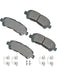 Akebono Brake Corporation Premium Ceramic Brake Pads Rear ACT1325A Akebono Brake Corporation - Micks Gone Bush