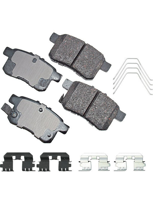 Akebono Brake Pads ProACT Rear For Acura TSX 09-14 Honda Accord 08-17 Set of 4 ACT1336A Brake Pads Akebono Brake Corporation - Micks Gone Bush