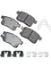 Akebono Brake Pads ProACT Rear For Acura TSX 09-14 Honda Accord 08-17 Set of 4 ACT1336A Brake Pads Akebono Brake Corporation - Micks Gone Bush