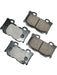 Akebono OEM ProAct Ultra-Premium Ceramic Rear Disc Brake Pad ACT1347 Akebono Brake Corporation - Micks Gone Bush