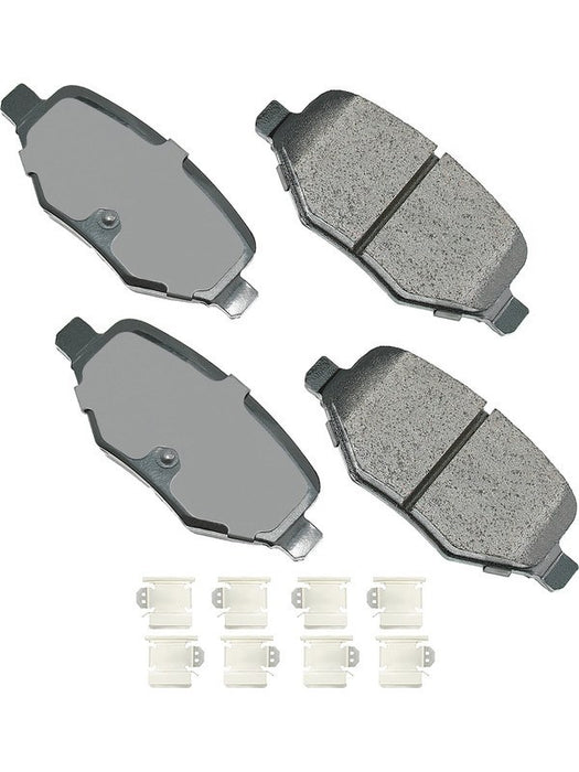 Akebono Brake Pads ProACT Rear For Ford Midsize SUV 2011-19 Set of 4 ACT1377B Akebono Brake Corporation - Micks Gone Bush