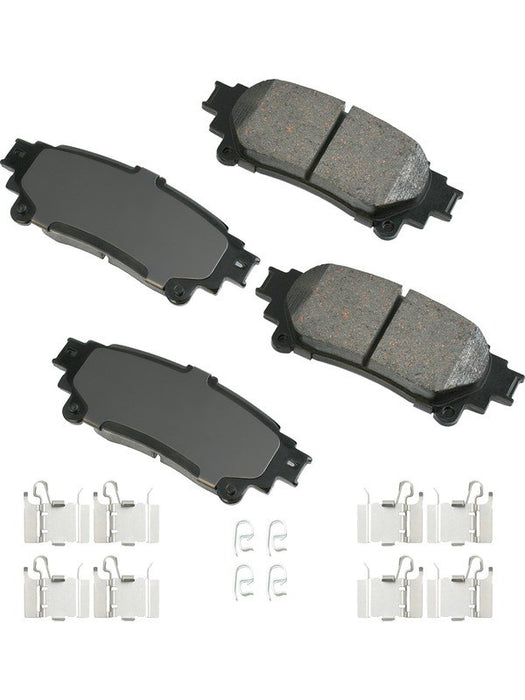 Akebono ProACT Ultra-Premium Brake Pads Rear ACT1391A Brake Pads Akebono Brake Corporation - Micks Gone Bush