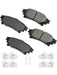 Akebono ProACT Ultra-Premium Brake Pads Rear ACT1391A Brake Pads Akebono Brake Corporation - Micks Gone Bush