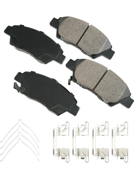 Akebono Brake Pads ProACT Front For Honda Fit 2009-20 Set of 4 ACT1394B Akebono Brake Corporation - Micks Gone Bush