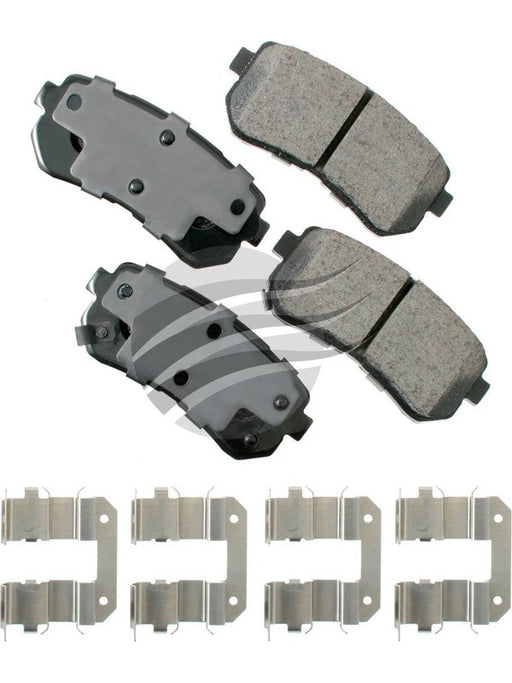 Akebono ProAct Ultra-Premium Ceramic Front Disc Brake Pad Set ACT1398 Akebono Brake Corporation - Micks Gone Bush
