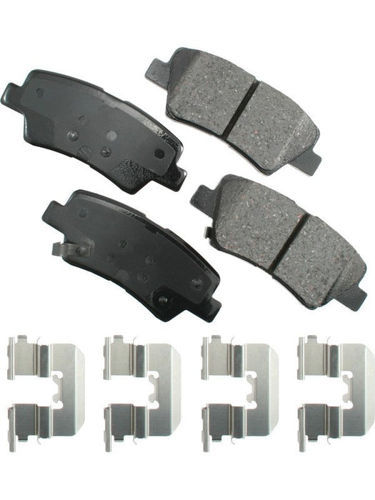 Akebono Brake Pads ProACT Rear For Honda Arerea 2010-16 Set of 4 ACT1445 Akebono Brake Corporation - Micks Gone Bush