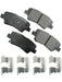 Akebono Brake Pads ProACT Rear For Honda Arerea 2010-16 Set of 4 ACT1445 Akebono Brake Corporation - Micks Gone Bush