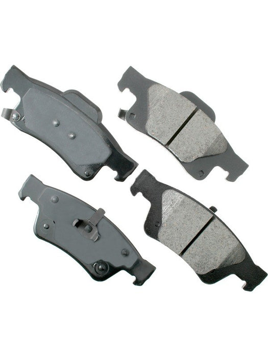 Akebono OEM ProAct Ultra-Premium Ceramic Rear Disc Brake Pad ACT1498 Brake Pads Akebono Brake Corporation - Micks Gone Bush