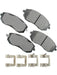 Akebono Brake Pads ProACT Front For Toyota Scion Subaru 2011-2017 Set of 4 ACT1539 Akebono Brake Corporation - Micks Gone Bush