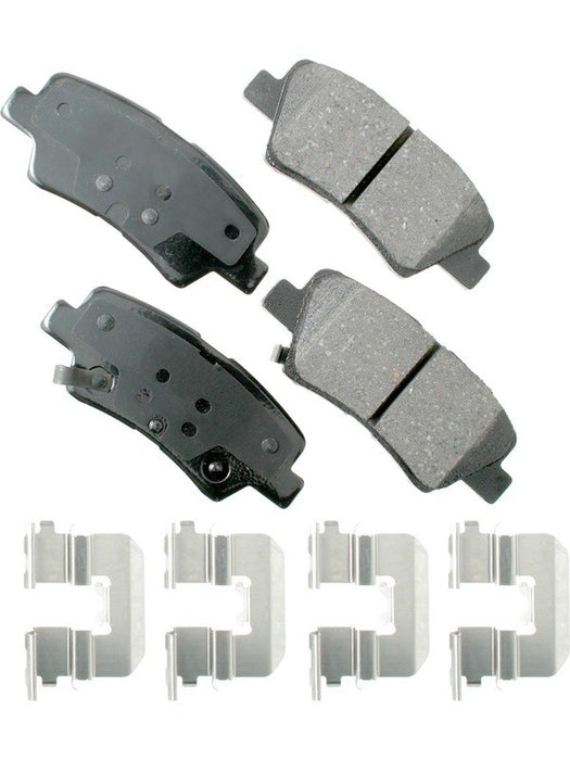 Akebono OEM ProAct Ultra-Premium Ceramic Rear Disc Brake Pad ACT1544 Akebono Brake Corporation - Micks Gone Bush