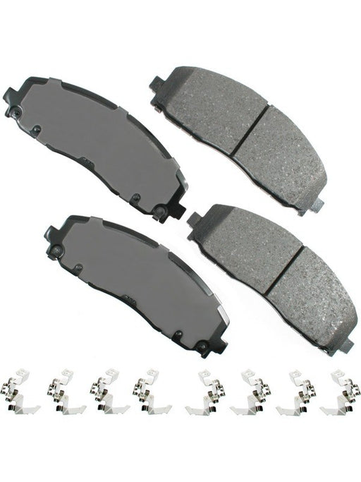 Akebono PROACT Ultra-Premium Brake Pads Front For Pacifica 17-19 ACT1589 Brake Pads Akebono Brake Corporation - Micks Gone Bush