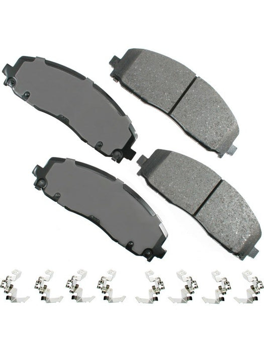 Akebono PROACT Ultra-Premium Brake Pads Front For Pacifica 17-19 ACT1589 Brake Pads Akebono Brake Corporation - Micks Gone Bush