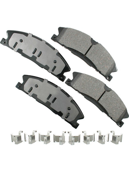 Akebono PROACT Ultra-Premium Brake Pads Front For Explorer 13-18 ACT1611 Akebono Brake Corporation - Micks Gone Bush