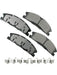 Akebono PROACT Ultra-Premium Brake Pads Front For Explorer 13-18 ACT1611 Akebono Brake Corporation - Micks Gone Bush
