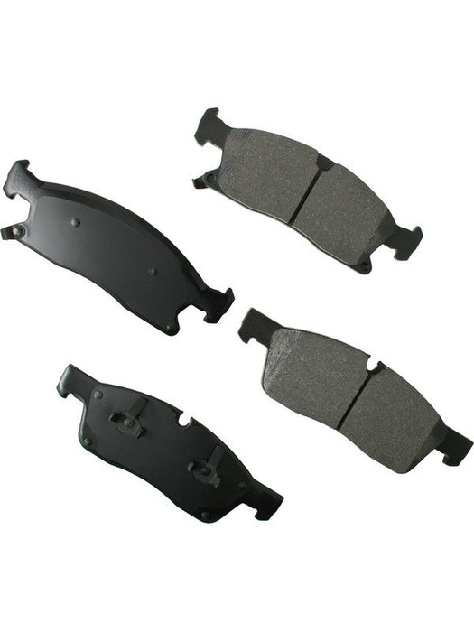 Akebono Brake Pads ProACT Front For Dodge Midsize SUV 2011-20 Set of 4 ACT1629A Akebono Brake Corporation - Micks Gone Bush