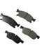 Akebono Brake Pads ProACT Front For Dodge Midsize SUV 2011-20 Set of 4 ACT1629A Akebono Brake Corporation - Micks Gone Bush