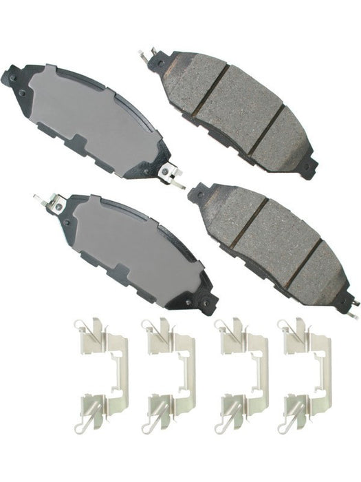 Akebono Brake Pads ProACT Front ACT1649 Akebono Brake Corporation - Micks Gone Bush