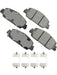 Akebono Brake Pads ProACT Front Honda 2013-2019 Set of 4 ACT1654 Brake Pads Akebono Brake Corporation - Micks Gone Bush