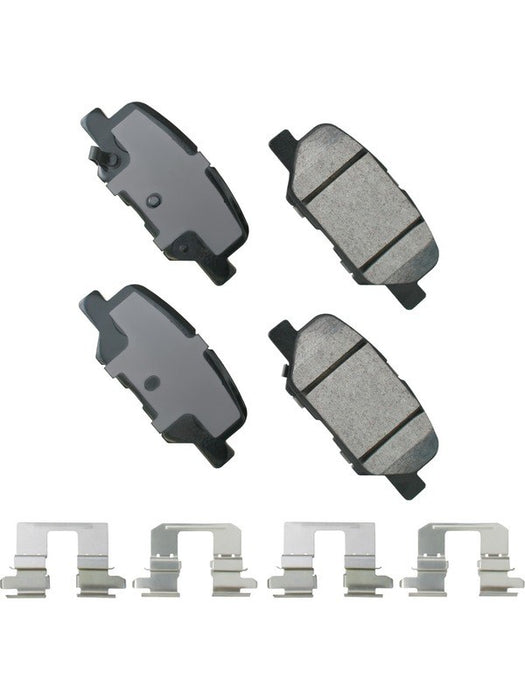 Akebono PROACT Ultra-Premium Brake Pads Rear For Mazda 6 14-15 ACT1679 Akebono Brake Corporation - Micks Gone Bush