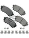 Akebono ProAct Ultra-Premium Ceramic Front Disc Brake Pad Set ACT1711 Akebono Brake Corporation - Micks Gone Bush