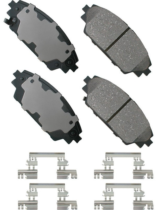 Akebono Brake Pads ProAct Ultra-Premium Front Mazda 3 / CX-3 2014-18 ACT1728 Brake Pads Akebono Brake Corporation - Micks Gone Bush