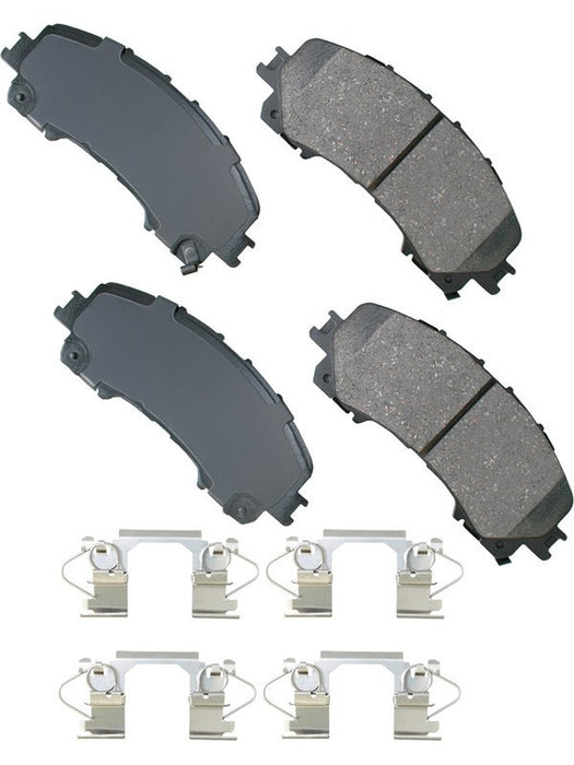 Akebono Brake Pads ProACT Front For Infiniti Q Series 2014-20 Set of 4 ACT1736 Akebono Brake Corporation - Micks Gone Bush