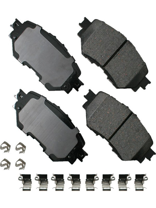 Akebono Brake Pads ProAct Ultra-Premium Front Mazda 3 2014-18 ACT1759 Brake Pads Akebono Brake Corporation - Micks Gone Bush