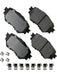 Akebono Brake Pads ProAct Ultra-Premium Front Mazda 3 2014-18 ACT1759 Brake Pads Akebono Brake Corporation - Micks Gone Bush