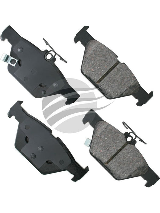 Akebono ProAct Ultra-Premium Ceramic Front Disc Brake Pad Set ACT1808 Akebono Brake Corporation - Micks Gone Bush