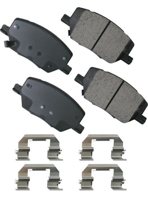 Akebono Brake Pads ProAct Front Fits Fiat 500 16-19 Jeep Compass ACT1811 Brake Pads Akebono Brake Corporation - Micks Gone Bush
