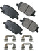 Akebono Brake Pads ProAct Front Fits Fiat 500 16-19 Jeep Compass ACT1811 Brake Pads Akebono Brake Corporation - Micks Gone Bush