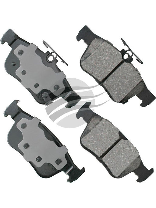 Akebono ProAct Ultra-Premium Ceramic Front Disc Brake Pad Set ACT1878 Akebono Brake Corporation - Micks Gone Bush
