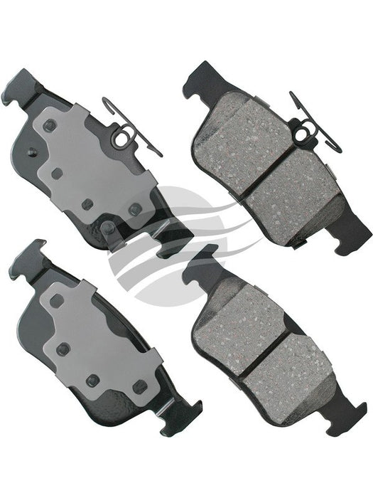 Akebono ProAct Ultra-Premium Ceramic Front Disc Brake Pad Set ACT1878 Akebono Brake Corporation - Micks Gone Bush