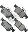 Akebono ProAct Ultra-Premium Ceramic Front Disc Brake Pad Set ACT1878 Akebono Brake Corporation - Micks Gone Bush