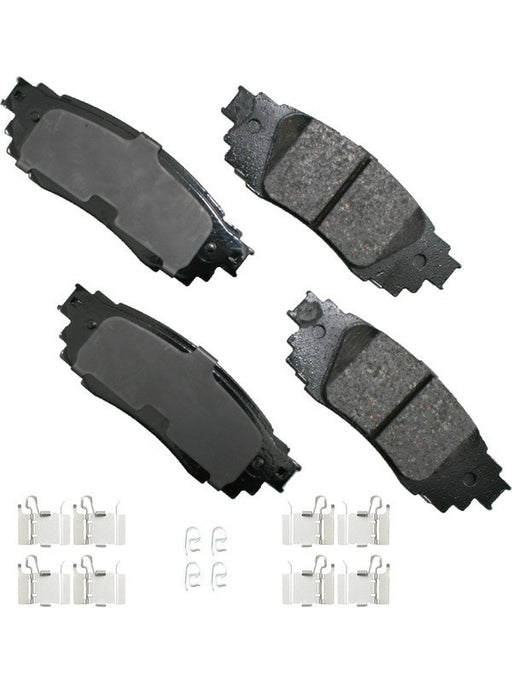Akebono Brake Pads ProACT Rear For Lexus Toyota 2015-20 Set of 4 ACT1879 Brake Pads Akebono Brake Corporation - Micks Gone Bush