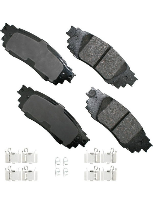 Akebono Brake Pads ProACT Rear For Lexus Toyota 2015-20 Set of 4 ACT1879 Brake Pads Akebono Brake Corporation - Micks Gone Bush