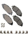 Akebono Brake Pads ProAct Front Fits Toyota Prius Corolla 19-22 ACT2176 Brake Pads Akebono Brake Corporation - Micks Gone Bush