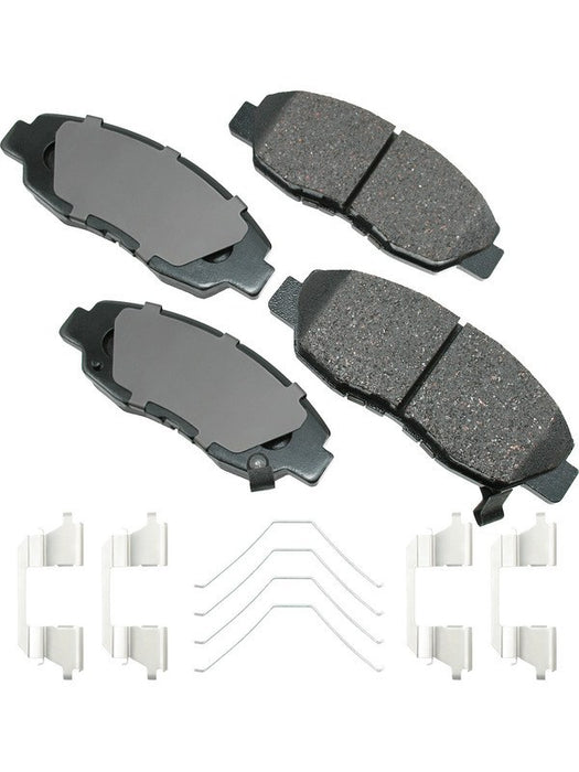 Akebono Brake Pads ProACT Front For Acura Honda 1997-15 Set of 4 ACT465B Brake Pads Akebono Brake Corporation - Micks Gone Bush