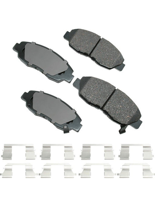 Akebono PROACT Ultra-Premium Brake Pads Front For Accord 98-02 Civic ACT465D Brake Pads Akebono Brake Corporation - Micks Gone Bush
