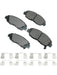 Akebono PROACT Ultra-Premium Brake Pads Front For Accord 98-02 Civic ACT465D Brake Pads Akebono Brake Corporation - Micks Gone Bush