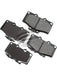 Akebono ProAct Ultra-Premium Ceramic Front Disc Brake Pad Set ACT502 Akebono Brake Corporation - Micks Gone Bush