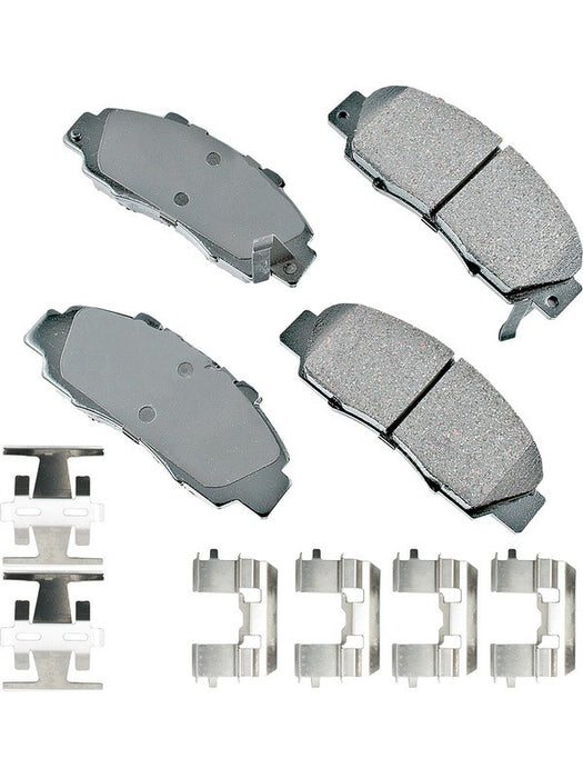 Akebono PROACT Ultra-Premium Brake Pads Front For Acura CL 97-97 ACT503A Akebono Brake Corporation - Micks Gone Bush